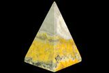 Polished Bumblebee Jasper Pyramid - Indonesia #115000-1